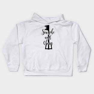 Simple and Clean Kids Hoodie